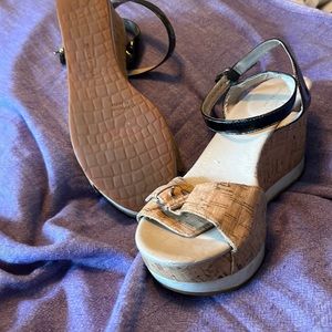 Unique Rockport wedge sandals with adiprene by adidas.